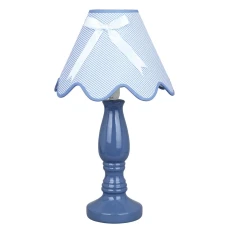 Candellux LOLA E14 синій 41-04710. Настільна лампа декоративна
