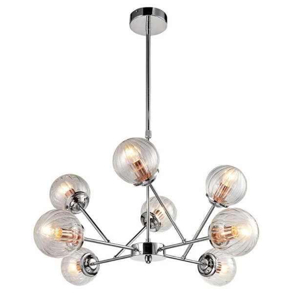 Люстра підвісна Candellux BEST E14 хром 38-67289 - Фото 1