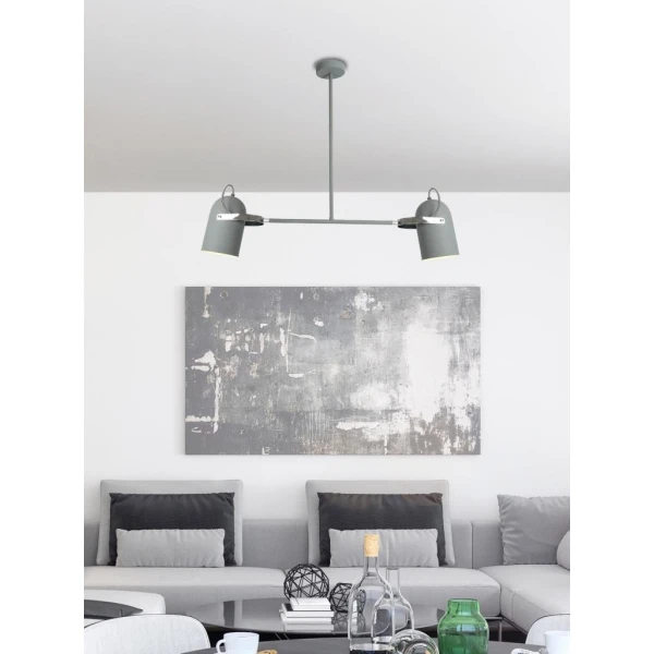 Підвісний світильник Candellux GRAY E27 сірий, хром 32-66510 - Фото 6