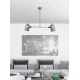 Підвісний світильник Candellux GRAY E27 сірий, хром 32-66510