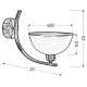 Бра Candellux MANDARIN E27 коричневий 21-47557