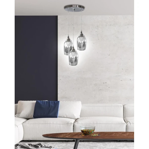 Підвісний світильник Candellux MARINA E27 хром 33-60181 - Фото 5