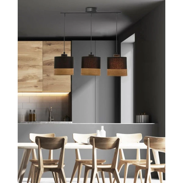 Підвісний світильник Candellux PORTO E27 чорний 33-17611 - Фото 2