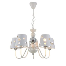 Candellux BATLEY E14 білий 50205110. Класична люстра