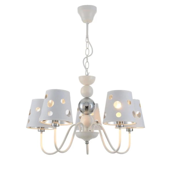 Люстра класична Candellux BATLEY E14 білий 50205110 - Фото 1