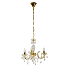 Candellux MARIA TERESA E14 золотий 33-94639. Люстра свічка