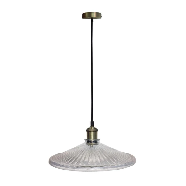Підвісний світильник Candellux CHESTER E27 нікелевий 50101272 - Фото 1
