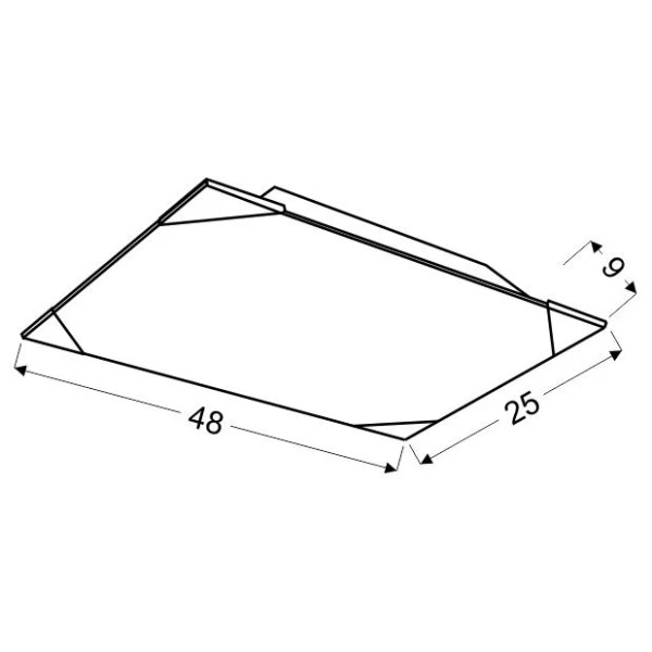 Світильник стельовий Candellux ASTON E27 хром 10-05526 - Фото 2