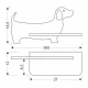 Бра Candellux DOG 5 Вт 4000К бежевий 21-02983
