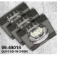 Точковий світильник врізний Candellux SS-18 GU10 чорний 99-49018