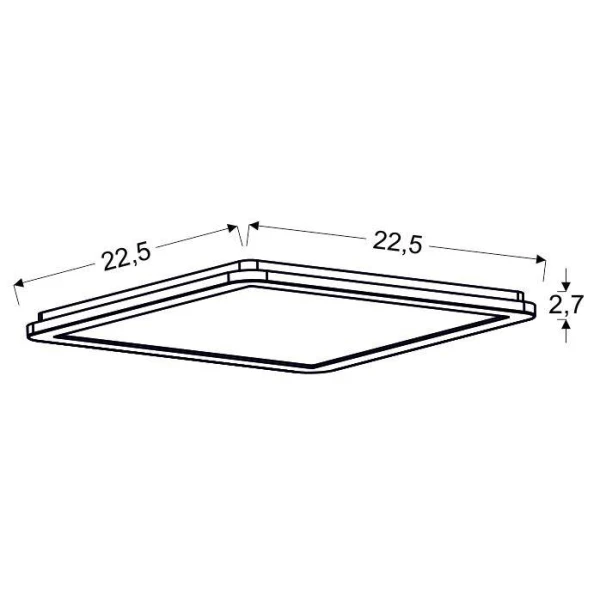 Світильник стельовий Candellux NEXIT 3000К срібний 10-66787 - Фото 3