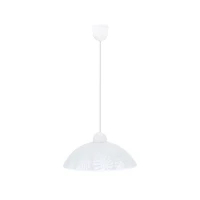 Candellux Alcara E27 білий 31-16737. Світильник підвісний