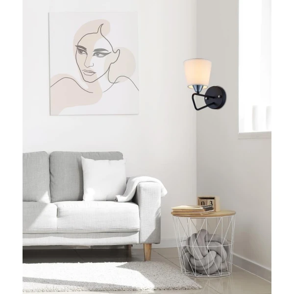 Бра Candellux MORLEY E14 чорний 50401090 - Фото 4