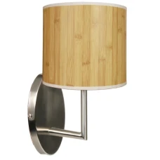 Candellux TIMBER E14 нікелевий 21-56729. Бра
