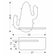 Бра Candellux CACTUS 4 Вт 4000К коричневий 21-00927