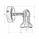 Бра Candellux ARKON GU10 нікелевий, хром 91-59574