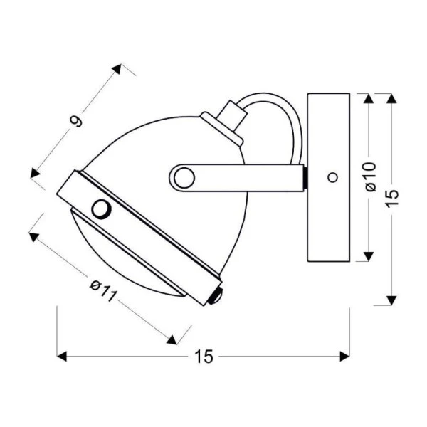 Бра Candellux FRODO GU10 іржа 91-71064 - Фото 4