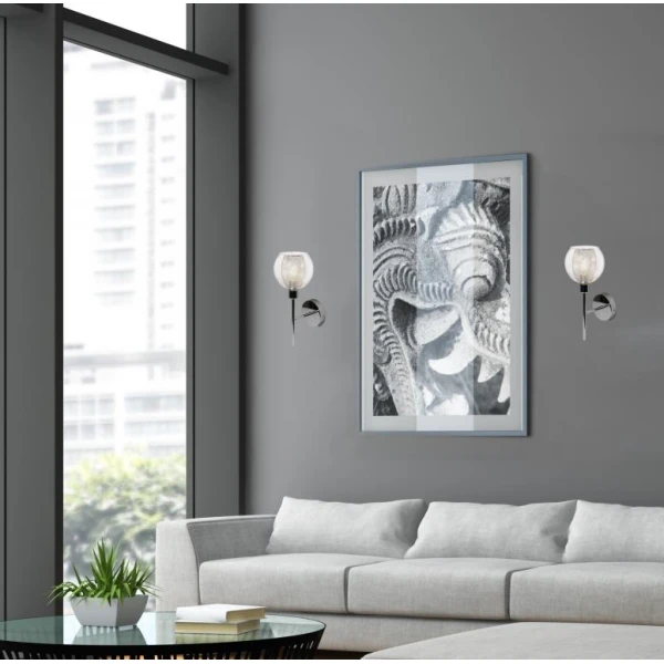 Бра Candellux OZZO E14 хром 21-72184 - Фото 3