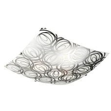 Candellux SILK E27 хром 10-13064. Стельовий світильник