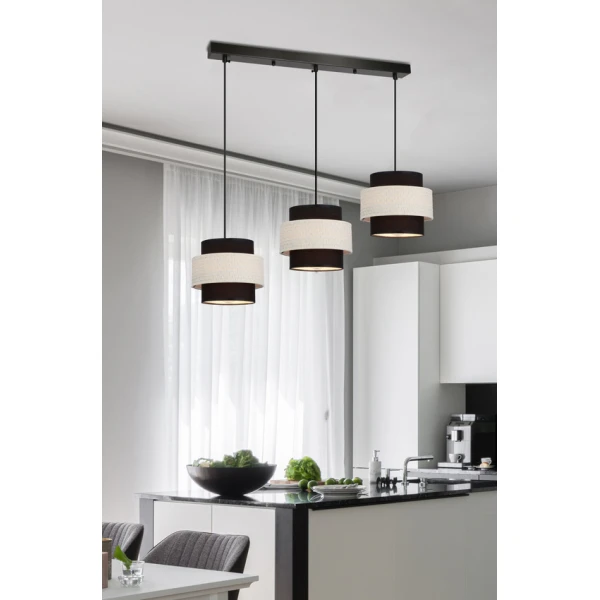 Підвісний світильник Candellux BENTA Е27 чорний 33-17826 - Фото 1