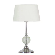 Candellux FERO E27 хром 41-34618. Настільна лампа декоративна
