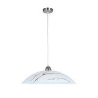 Candellux BRAGA E27 нікелевий 31-09265. Світильник підвісний