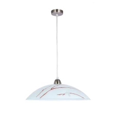 Candellux BRAGA E27 нікелевий 31-09265. Світильник підвісний