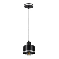 Candellux WAMA E27 хром, чорний 31-00460. Світильник підвісний