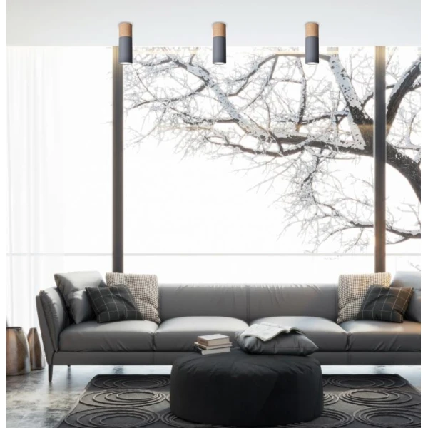 Світильник точковий накладний Candellux TUBA GU10 бежевий 2284286 - Фото 2