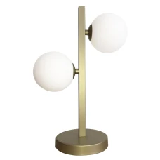 Candellux KAMA G9 латунний 42-73433. Настільна лампа декоративна