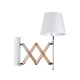 Бра Candellux MITO E27 коричневий, хром 21-75437