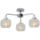Люстра пристельова Candellux RAY E14 хром 33-67081