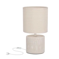 Candellux DINA E14 бежевий 41-24404. Настільна лампа декоративна