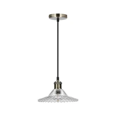 Candellux GENEVA E27 нікелевий 50101273. Світильник підвісний