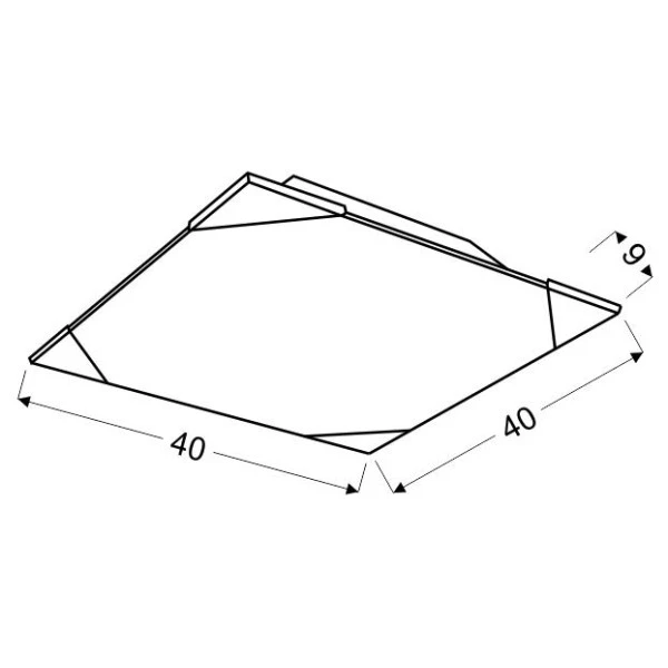 Світильник стельовий Candellux ASTON E27 хром 10-05533 - Фото 2