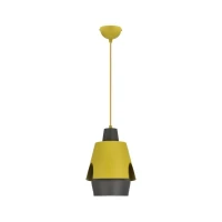 Candellux FALUN E27 жовтий 50101149. Світильник підвісний