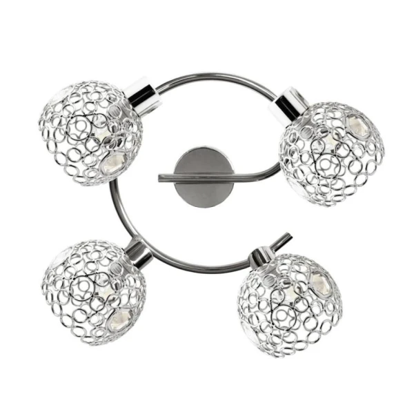 Люстра пристельова Candellux ARON G9 хром 98-12340