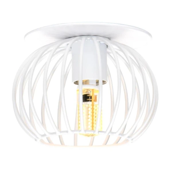 Точковий світильник врізний Candellux SK-93 G9 білий 2268743 - Фото 2