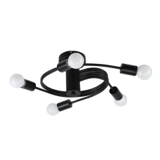 Candellux FILETTA E27 чорний 35-00835. Пристельова люстра