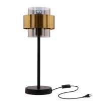 Candellux SPIEGA E14 чорний 41-09531. Настільна лампа декоративна