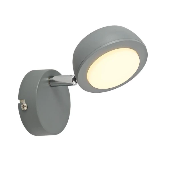 Бра Candellux MILD 6 Вт 3000К сірий, хром 91-66534 - Фото 1
