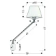 Бра Candellux FILLY E27 чорний 21-73891
