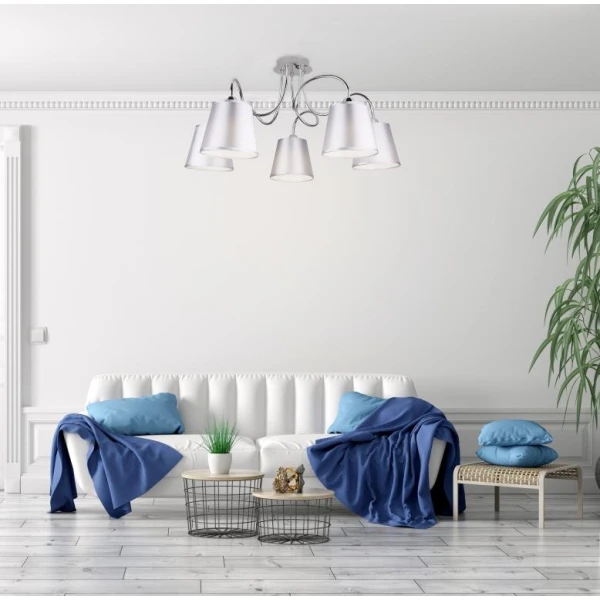 Люстра пристельова Candellux LUK E14 хром 35-70753 - Фото 3