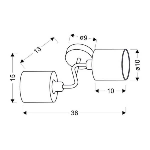 Бра Candellux SAX E14 нікелевий 22-70678 - Фото 3