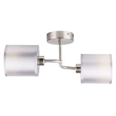 Candellux SAX E14 нікелевий 22-70678. Світильник стельовий