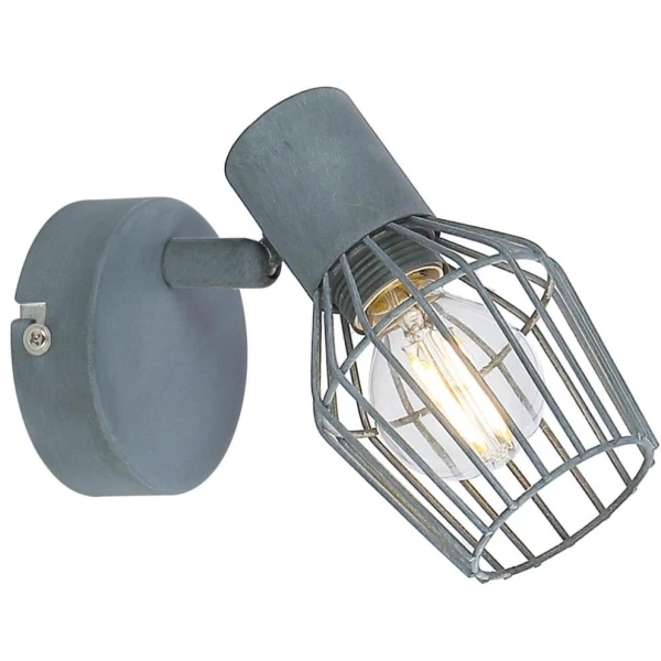 Бра Candellux VIKING E14 сірий 91-68002 - Фото 1
