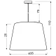 Люстра підвісна Candellux AMERICANO E27 31-32324