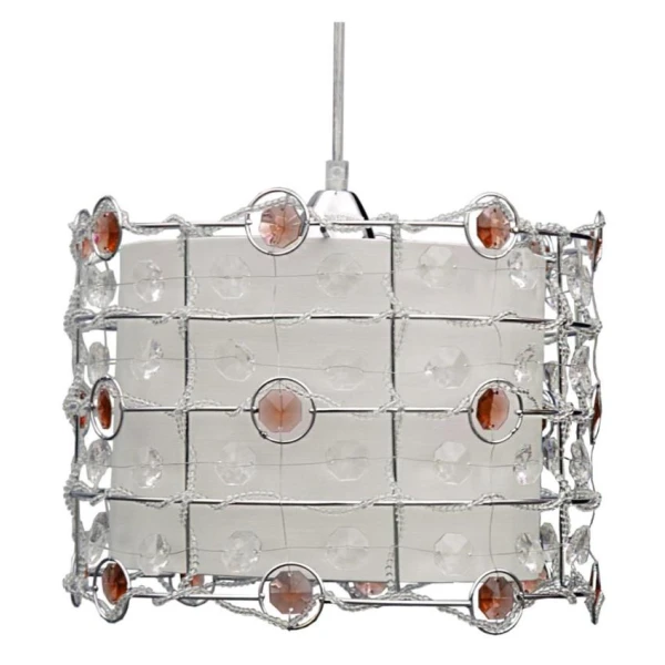 Люстра підвісна Candellux SENECA E27 білий 31-02983 - Фото 1