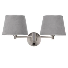 Candellux IBIS E14 срібний 22-27610. Бра