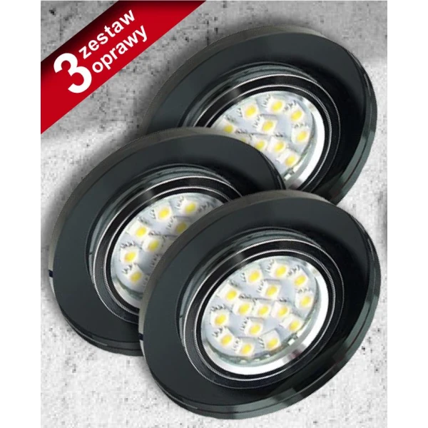 Точковий світильник врізний Candellux SS-15 GU10 чорний 99-48479 - Фото 2